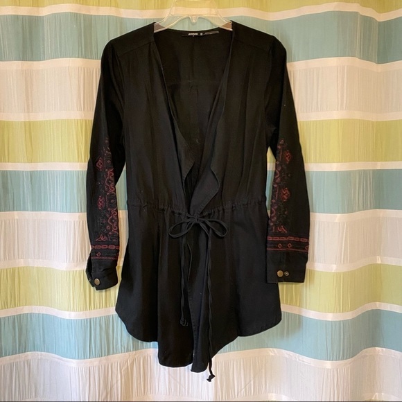 Annabelle Embroidered Jacket Western Waterfall Sz Small - Picture 8 of 8